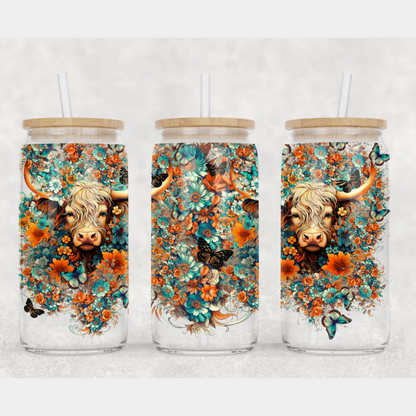 16oz Glass Cup Sublimation Transfer 50