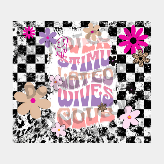 Wives Club Tumbler Sublimation Transfer