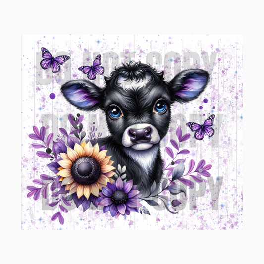 Baby Dairy Cow Sublimation Tumbler Transfer