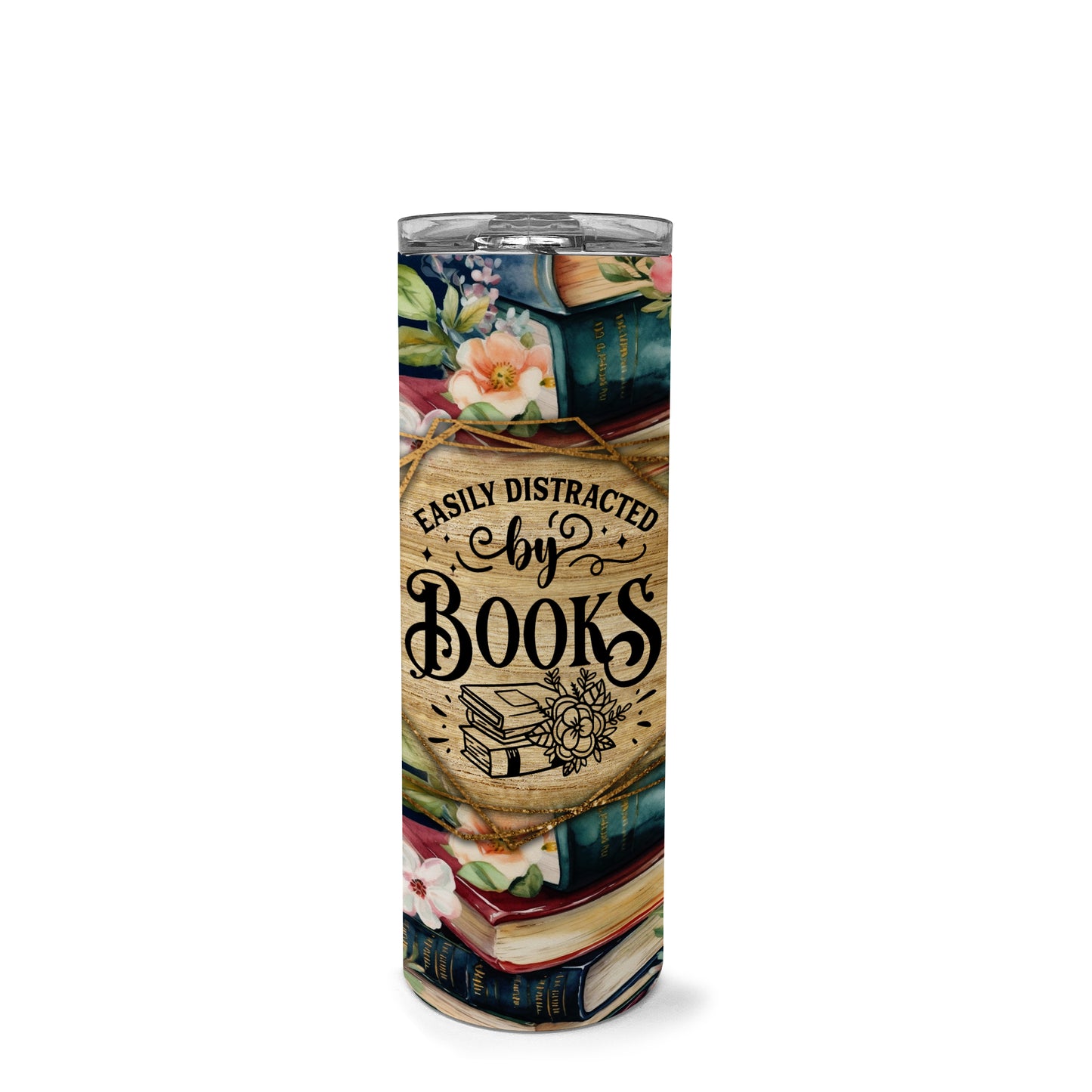 Easily Distracted By Books 20oz Tumbler