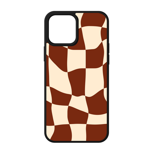 Groovy Checkered iPhone Case 1