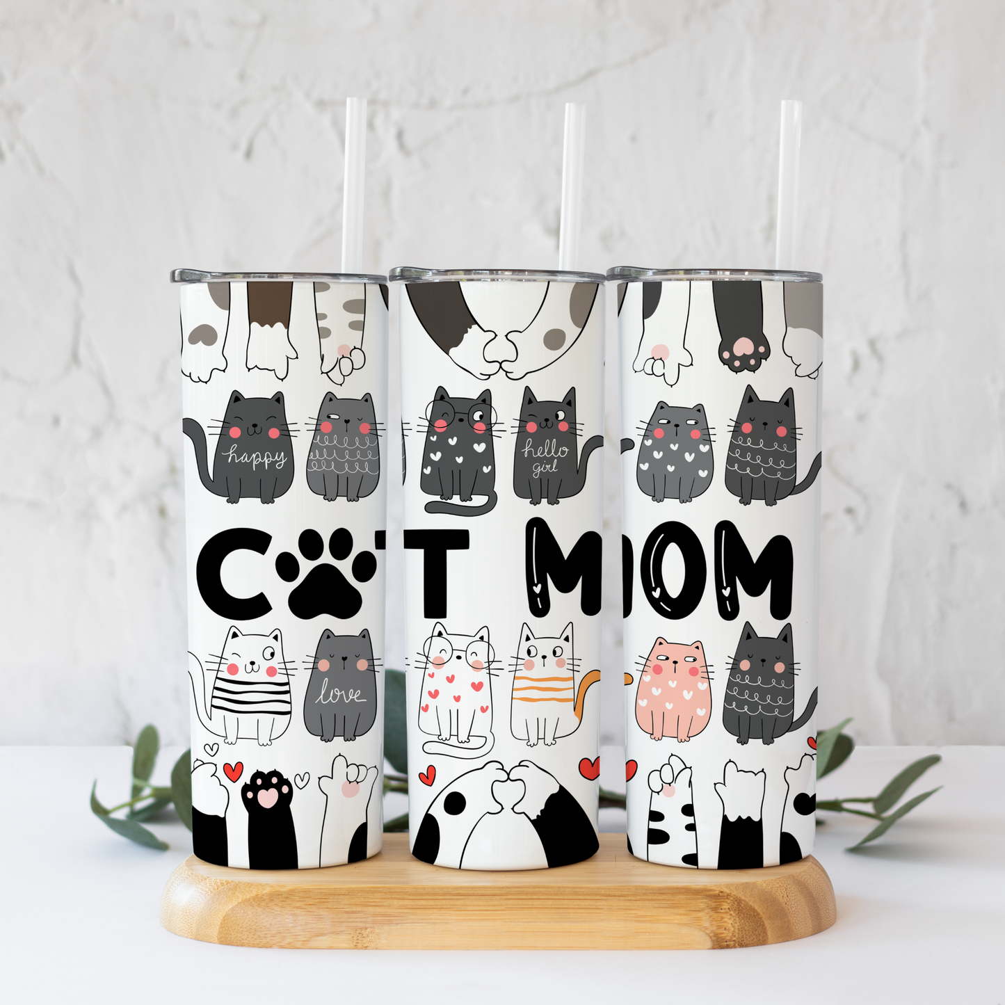 Cat Mom Tumbler