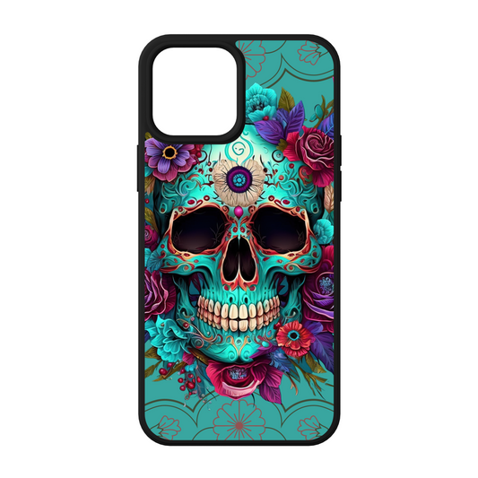 Floral Skull iPhone Case