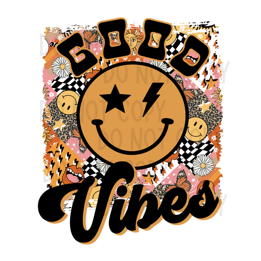 Good Vibes SUBLIMATION TRANSFER