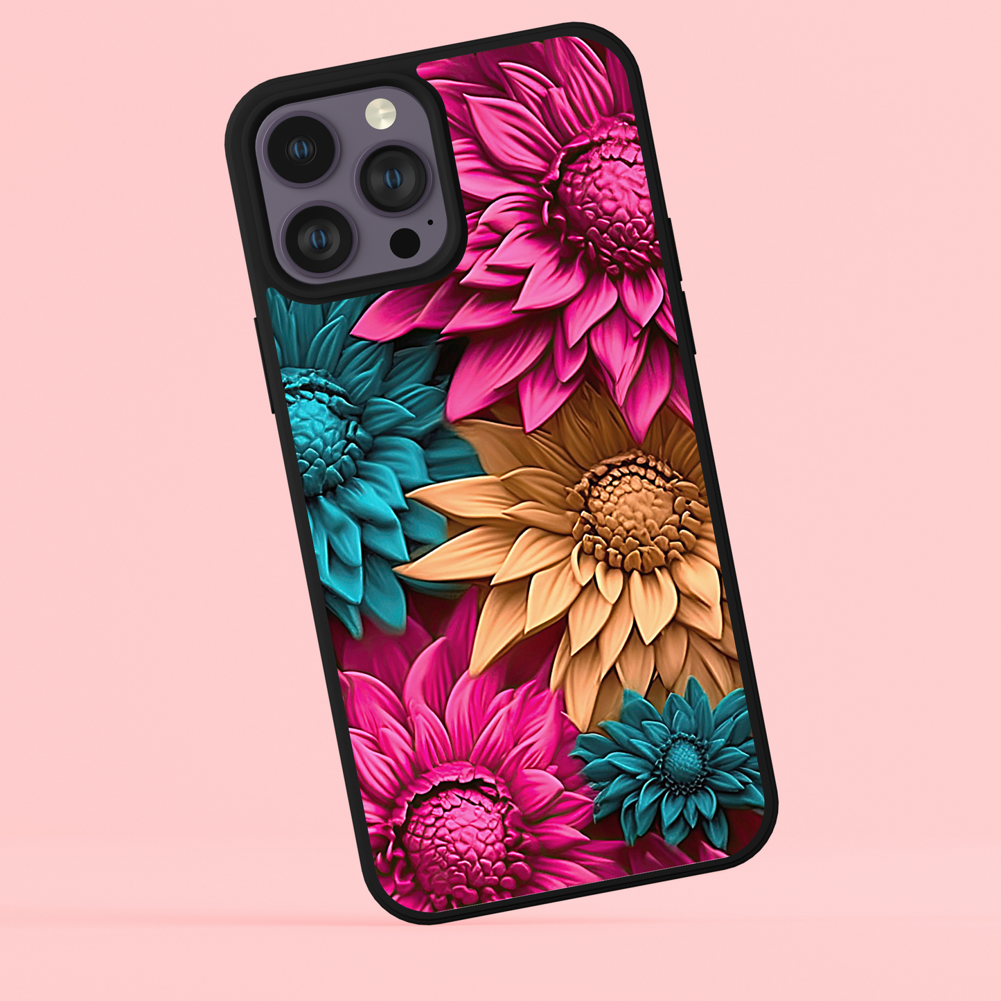 3D Sunflowers Phone Case