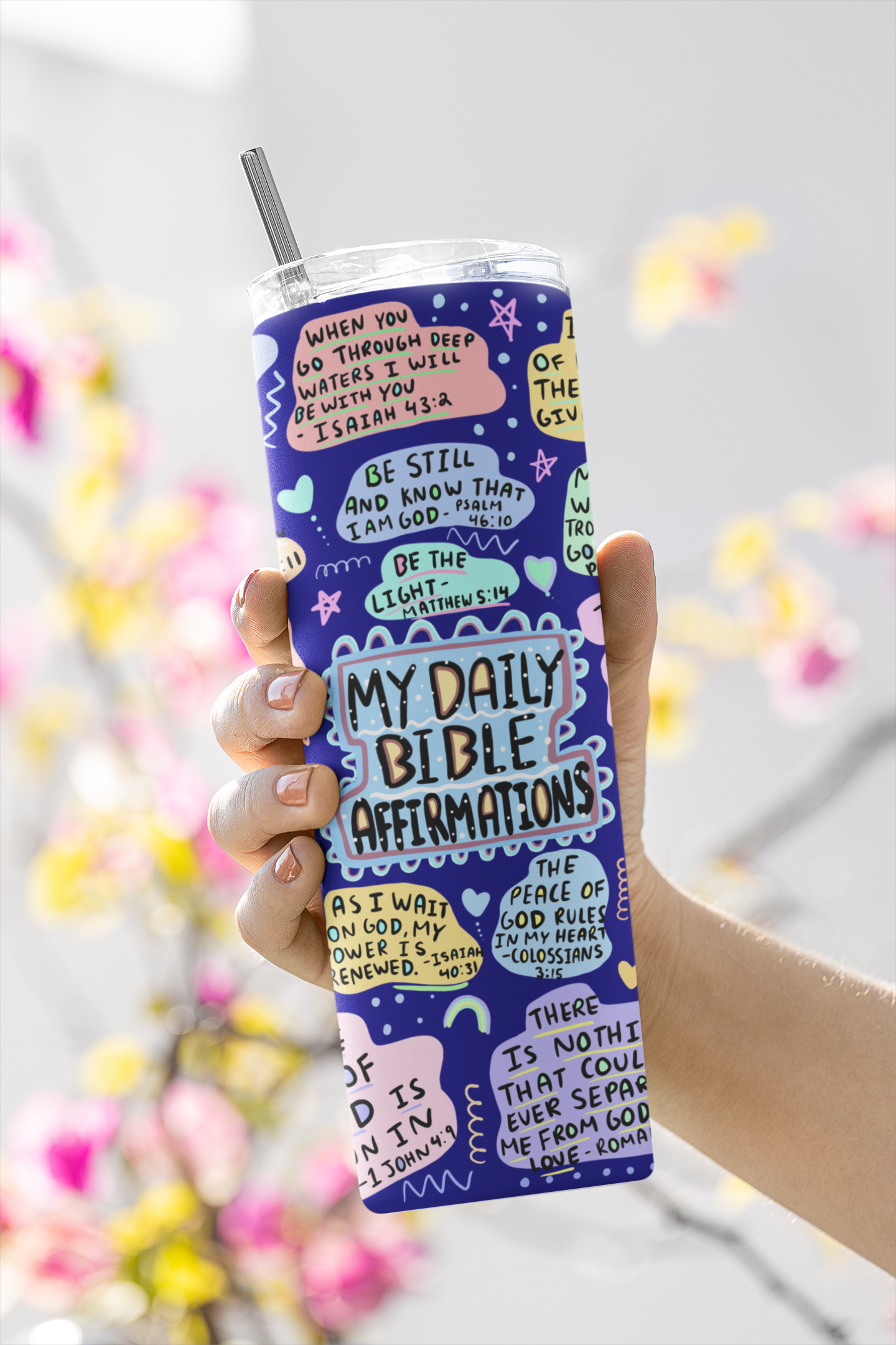 My Daily Bible Affirmations Tumbler