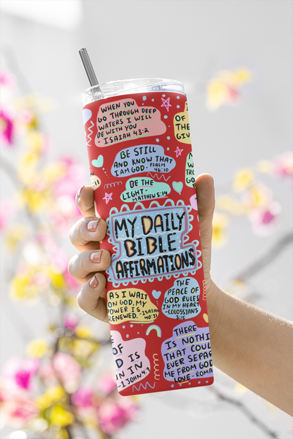 My Daily Bible Affirmations Tumbler