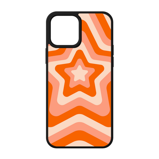 Orange Stars iPhone Case