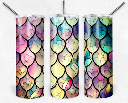 Mermaid Scales Sublimation Tumbler Transfer 3