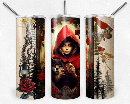 Riding Hood Magical Sublimation Tumbler Transfer