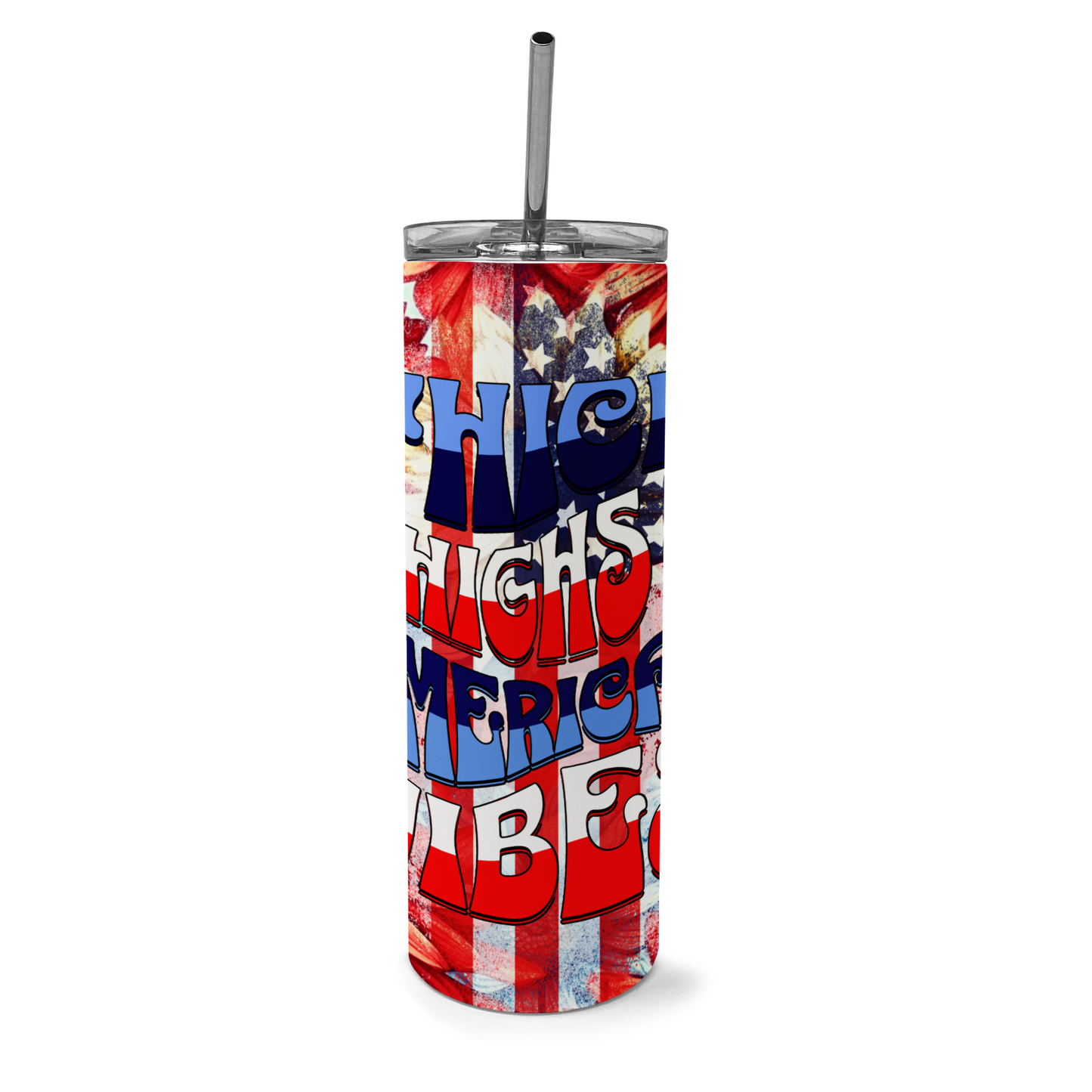 Thick Thighs And American Vibes Tumbler