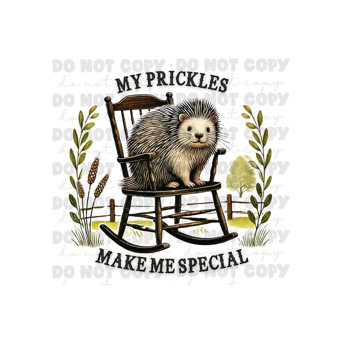 Prickles Special Sublimation Tumbler Transfer