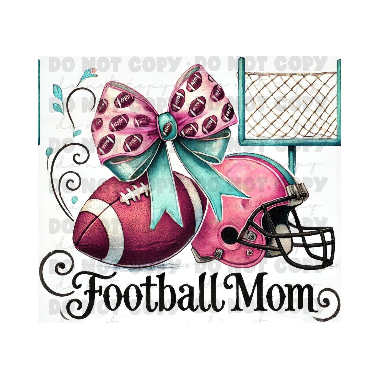 Football Mom Sublimation Tumbler Transfer