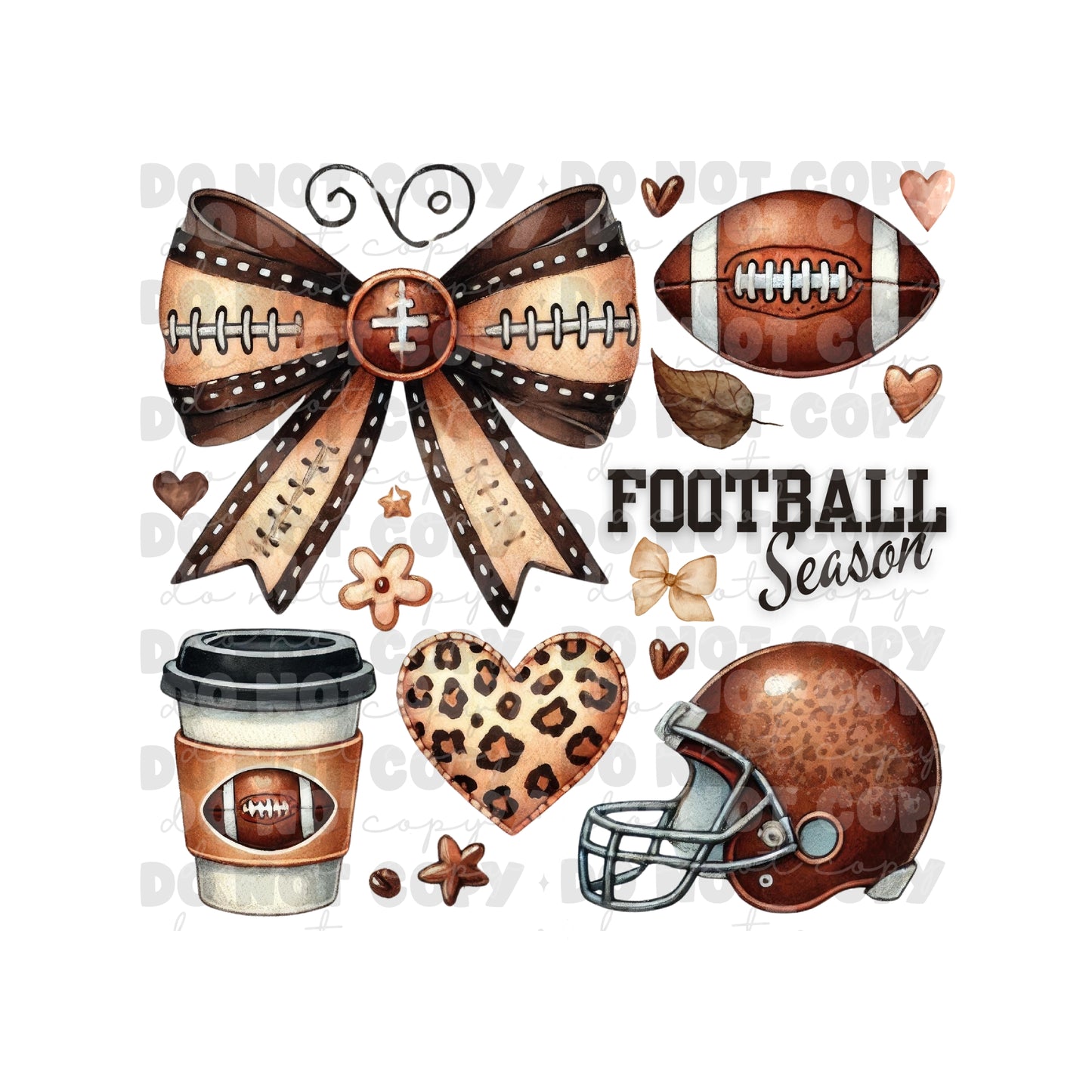 Football Season Sublimation Tumbler Transfer