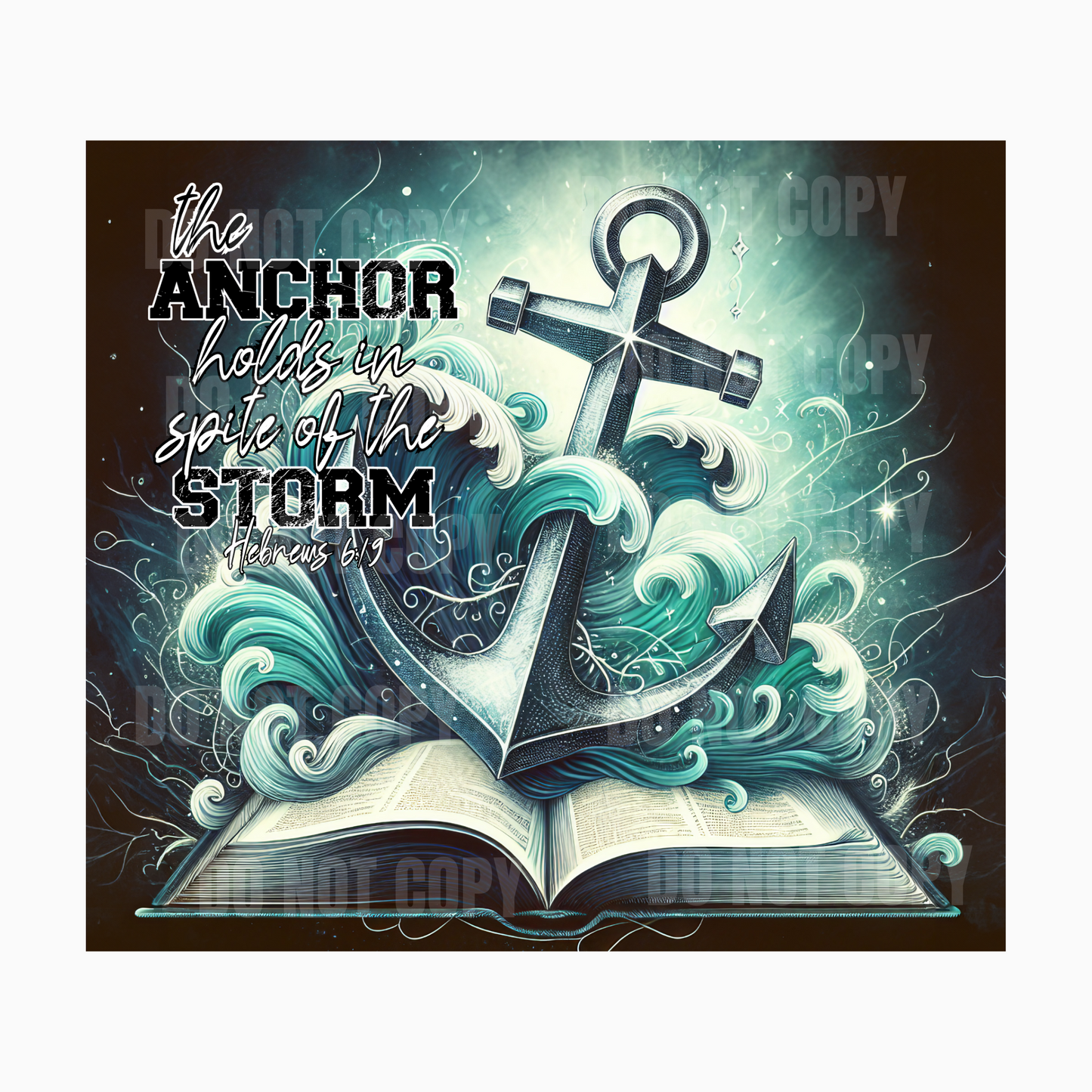 Anchor Storm Sublimation Tumbler Transfer