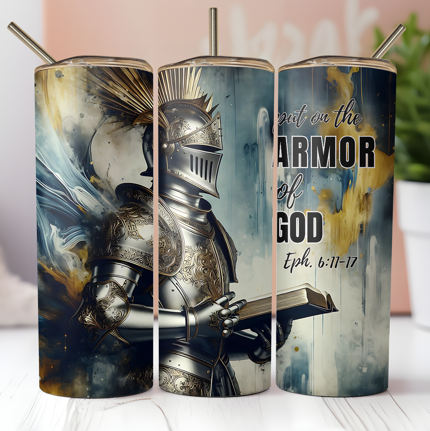 Put On The Armor of God Tumbler