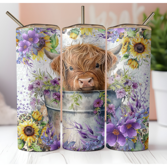 Baby Highland Cow Tumbler