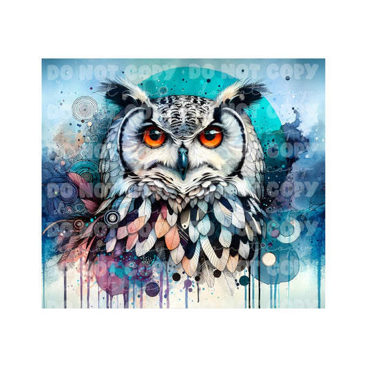 Boho Owl Sublimation Tumbler Transfer