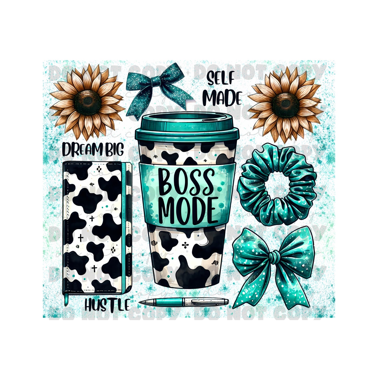 Boss Mode Sublimation Tumbler Transfer