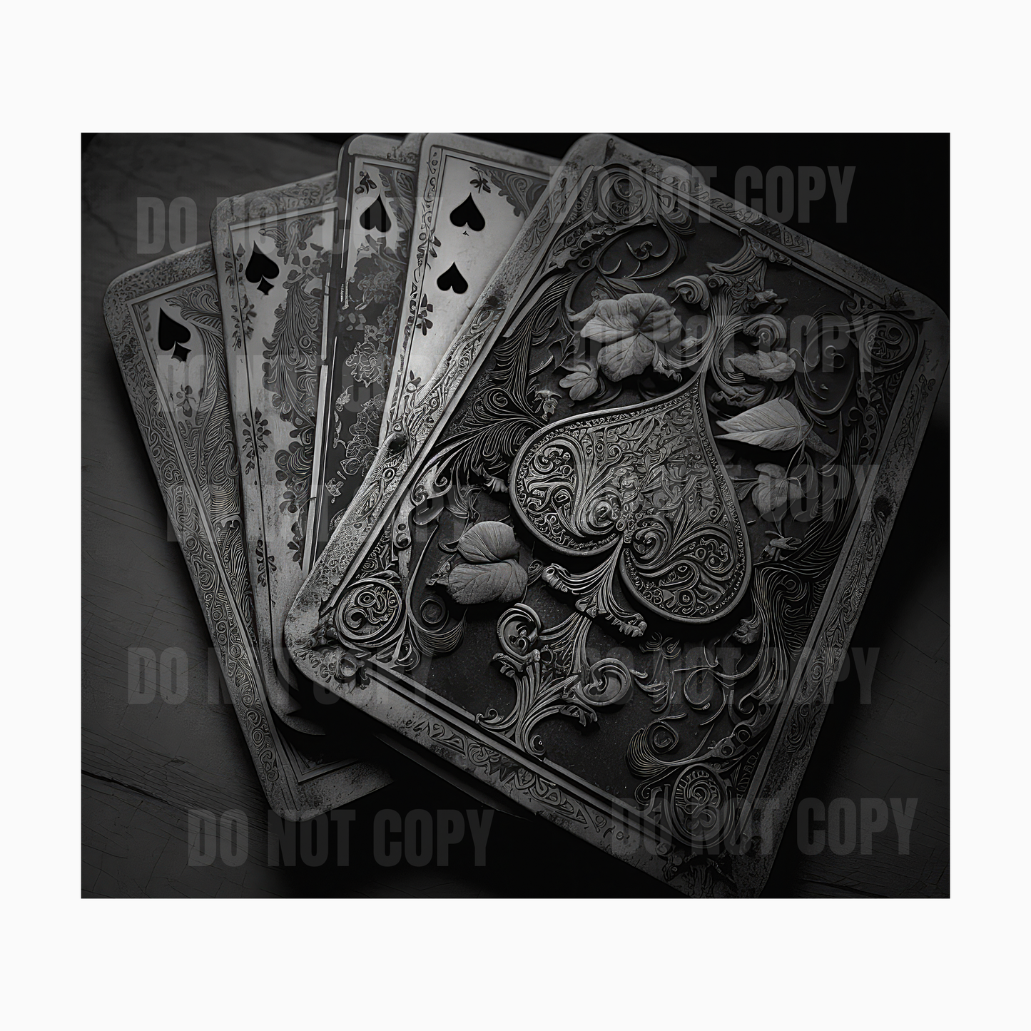 Deck Of Cards Sublimation Tumbler Transfer