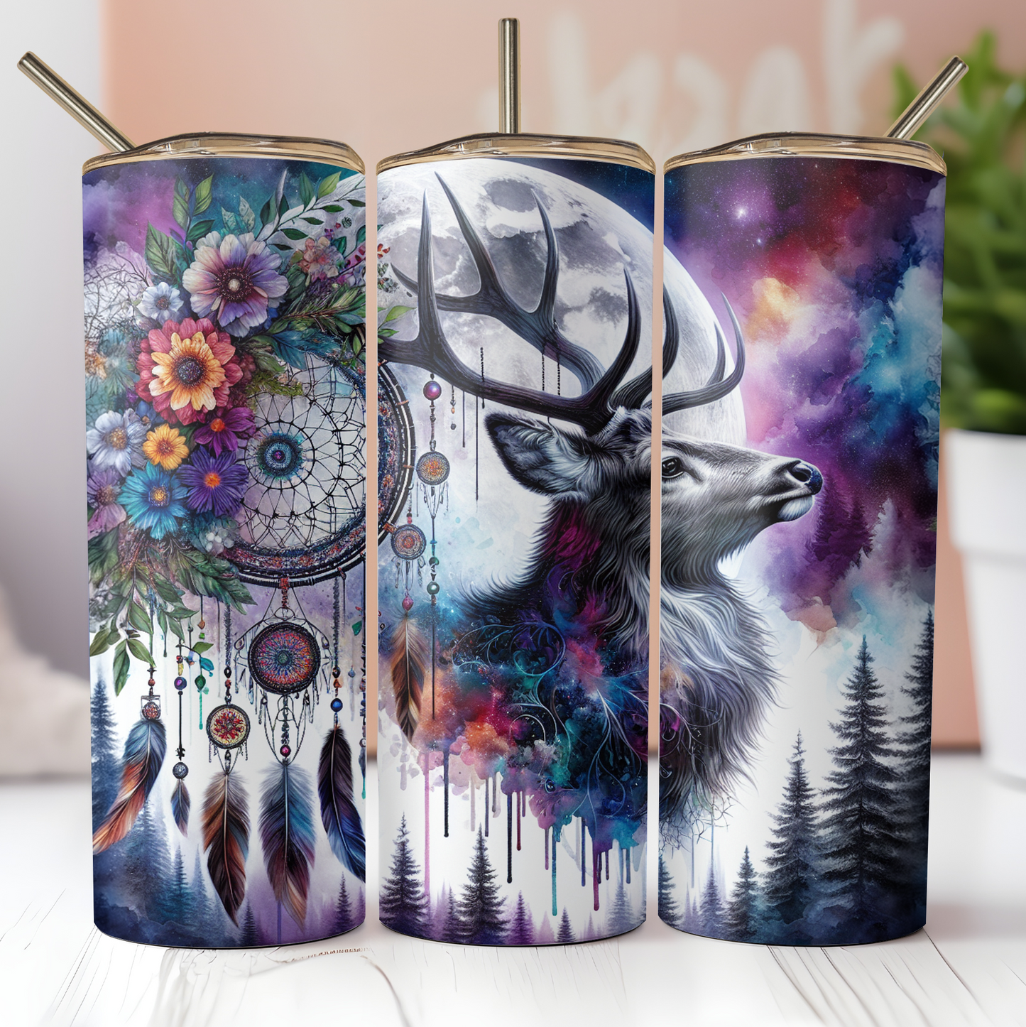 Grey Deer Tumbler