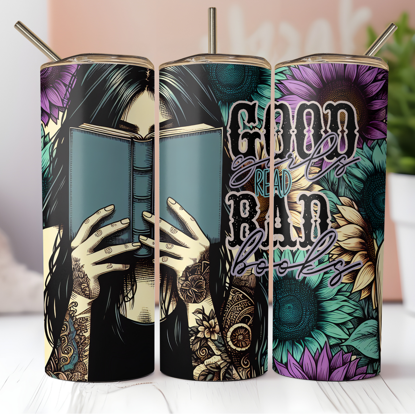 Good Girls Read Bad Books Tumbler