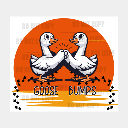 Goose Bumps Sublimation Tumbler Transfer