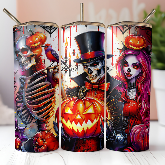 Halloween Skeleton Tumbler