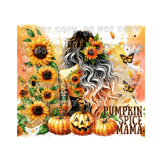 Pumpkin Spice Mama Sublimation Tumbler Transfer