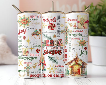 Jesus Is The Reason For The Season Tumbler Transfer