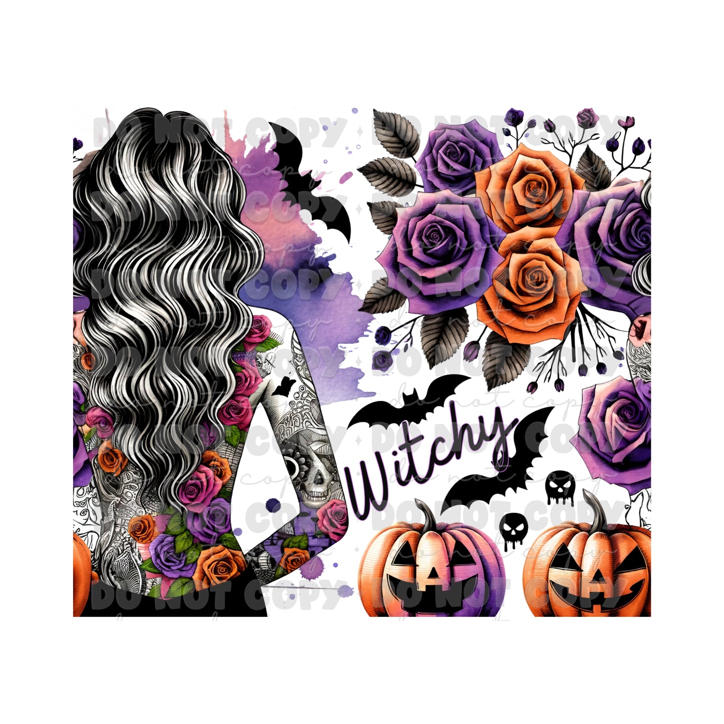 Witchy Sublimation Tumbler Transfer