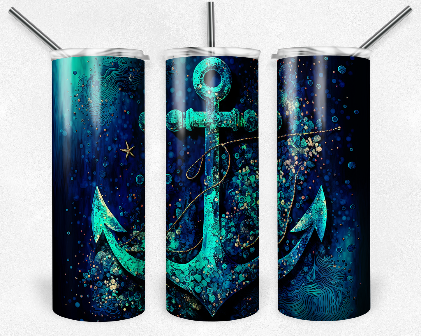 Anchor Sublimation Tumbler Transfer