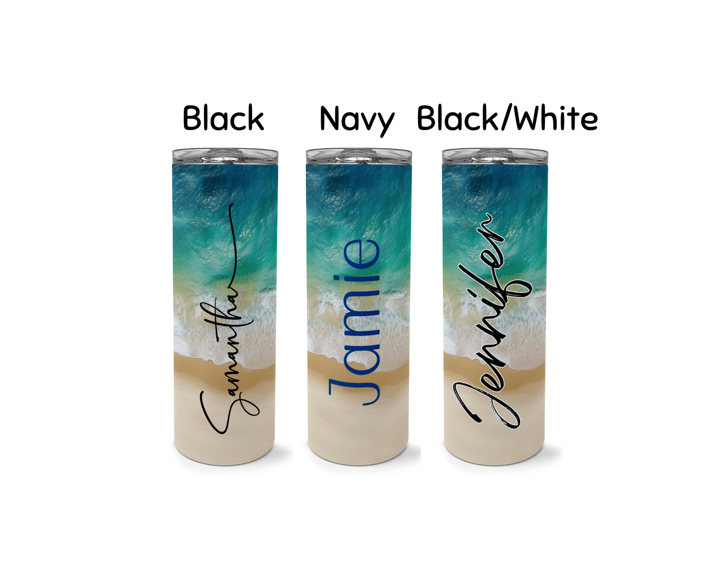 Personalized Beach Vacation Tumbler