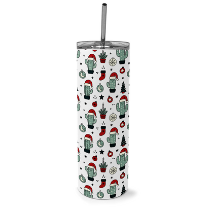 Christmas Cacti Tumbler