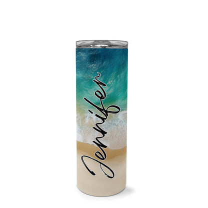 Personalized Beach Vacation Tumbler