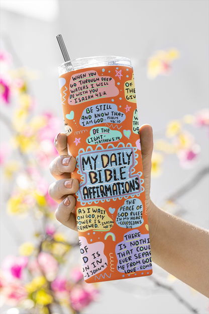 My Daily Bible Affirmations Tumbler