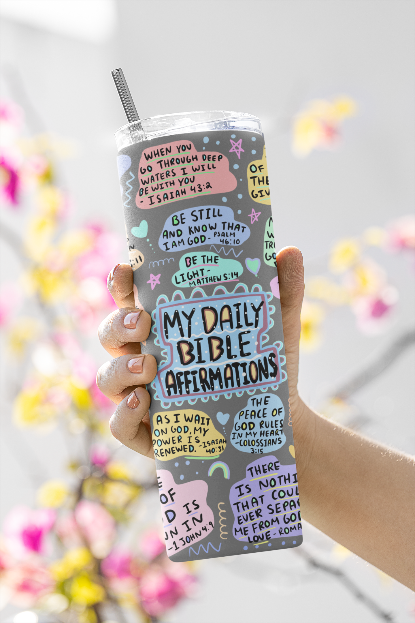 My Daily Bible Affirmations Tumbler