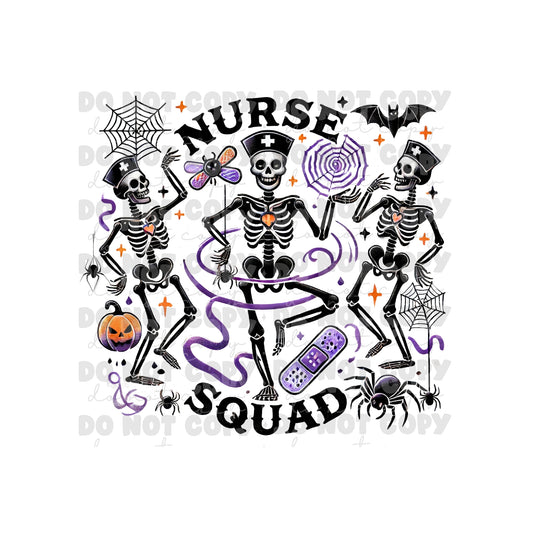 Nurse Squad Sublimation Tumbler Transfer