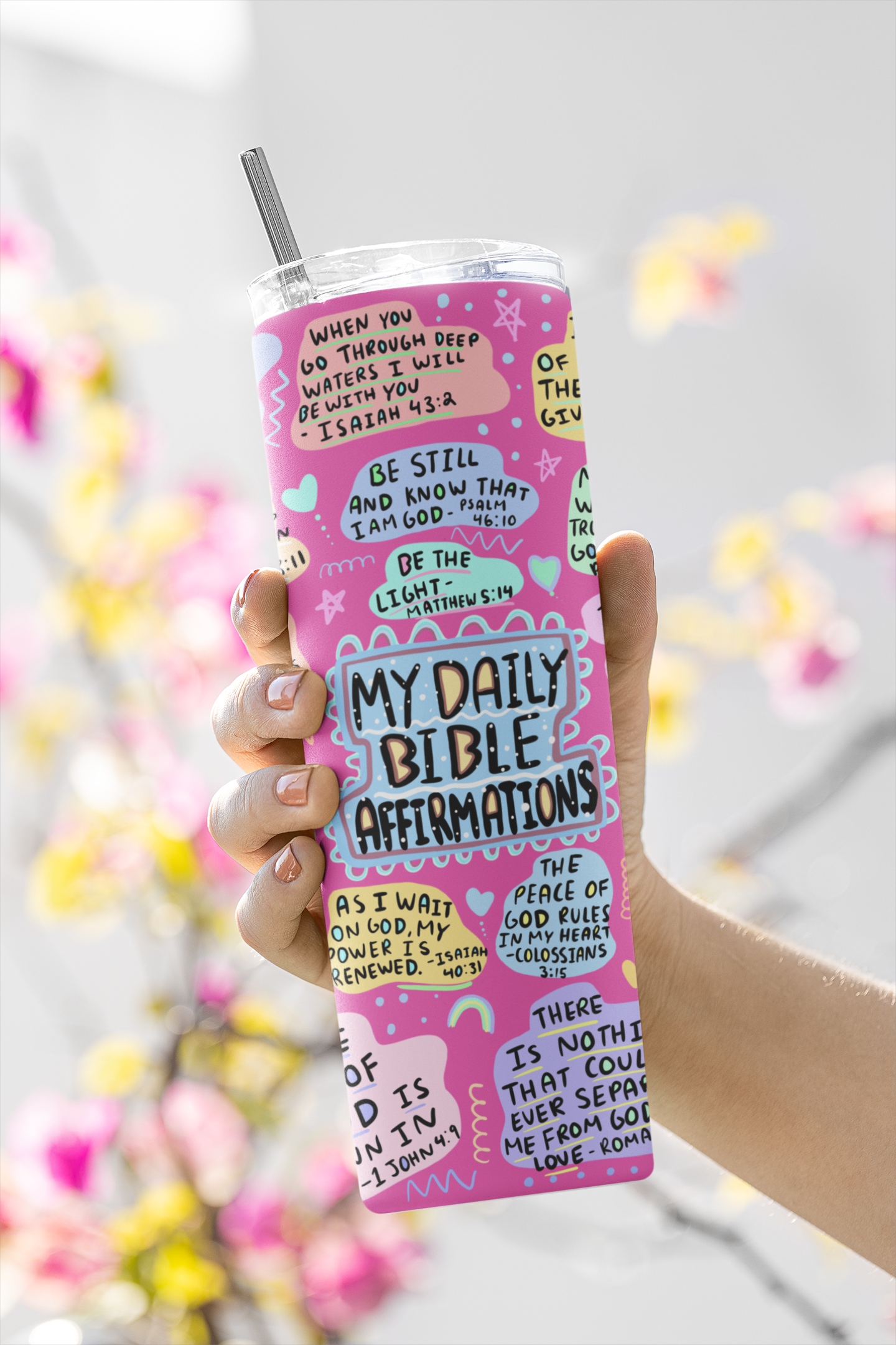 My Daily Bible Affirmations Tumbler