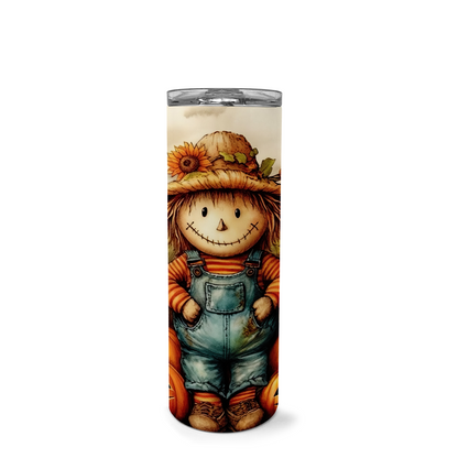 Fall Scarecrow Tumbler