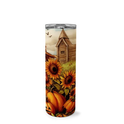 Fall Scarecrow Tumbler