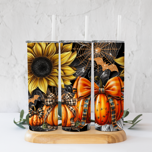 Sunflowers And Pumpkins Tumbler