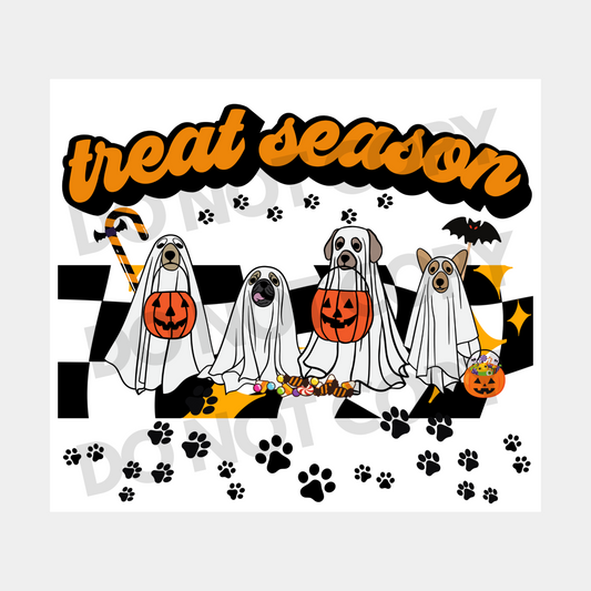 Treat Season Sublimation Tumbler Transfer