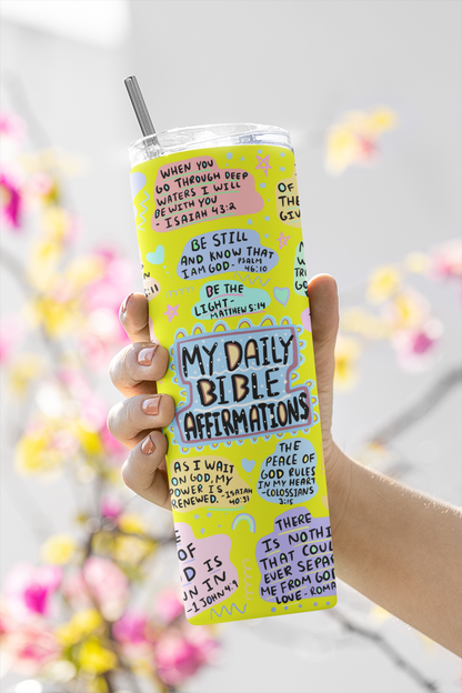 My Daily Bible Affirmations Tumbler