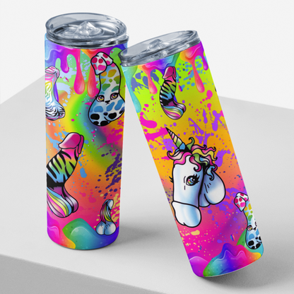 Unicorn Rainbow Penis Tumbler